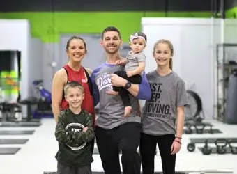 Tim Dorsey and his family